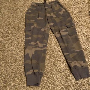 Pink Victoria’s Secret Army Joggers